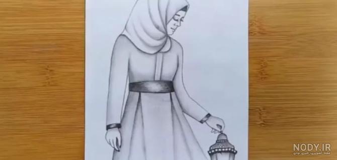 عکس دختر با حجاب کودکانه - عکس نودی