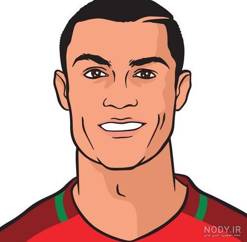 عکس رونالدو چهره