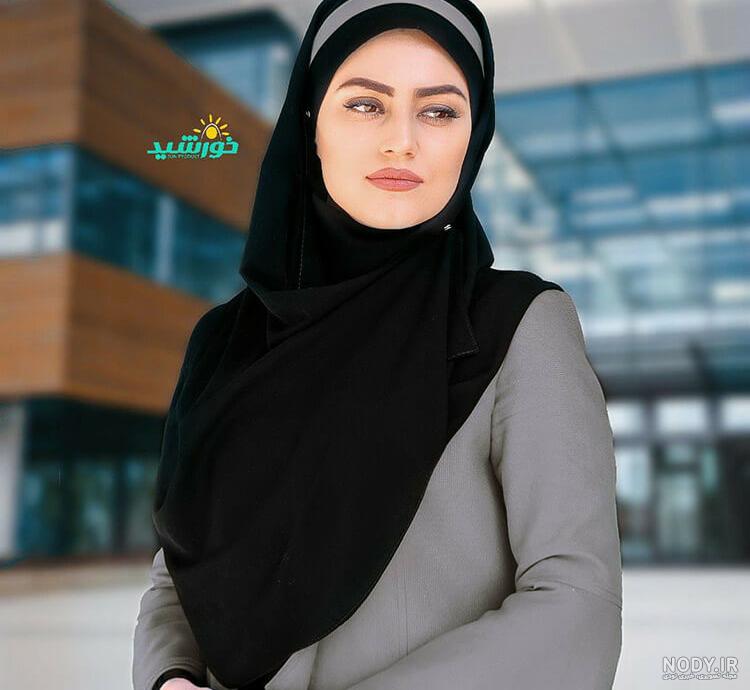 عکس مقنعه مدل دار عکس مقنعه مدل دار