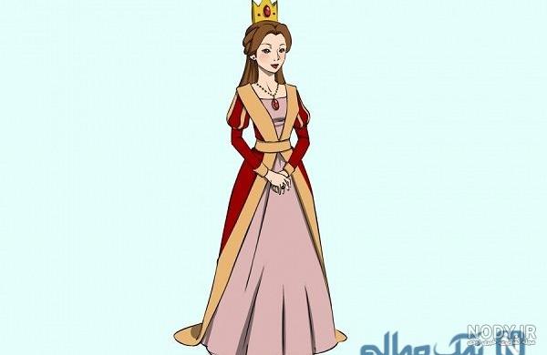 عکس نقاشی دخترانه پرنسس ❤️ [ بهترین تصاویر ]