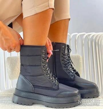 عکس نیم بوت دخترانه زمستانی عکس نیم بوت دخترانه زمستانی