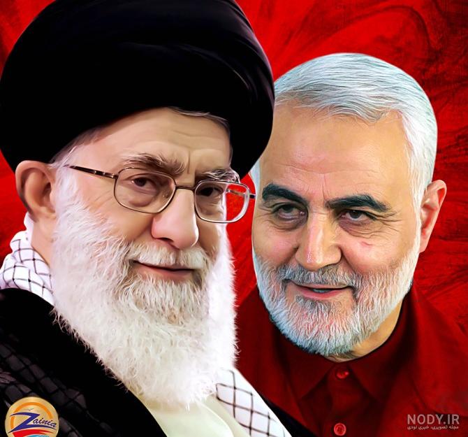 عکس پروفایل سلیمانی و رهبر عکس پروفایل سلیمانی و رهبر