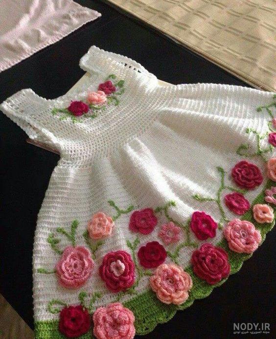 مدل پیراهن ابروبادی دختر بچه