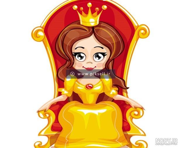 نقاشی دختر پادشاه قشنگ