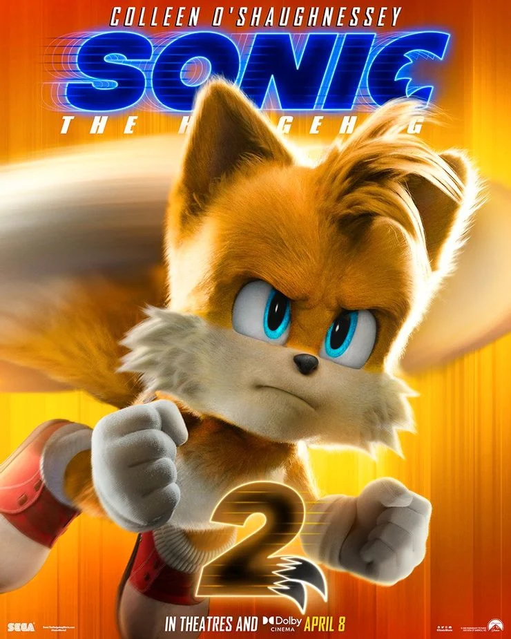 پوسترهای کاراکترهای فیلم Sonic The Hedgehog 2 منتشر شد پوسترهای کاراکترهای فیلم Sonic The Hedgehog 2 منتشر شد