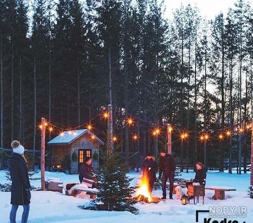 ایده عکس تولد زمستانی