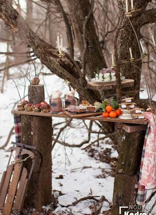 عکس خفن ایده عکس تولد در برف