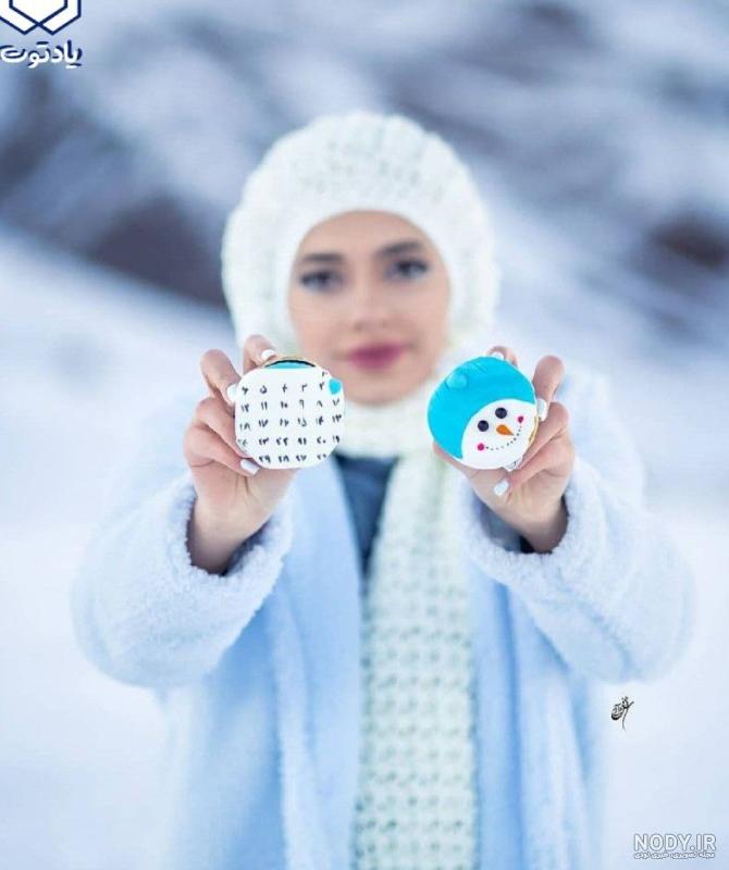 عکس خفن ایده عکس تولد در برف