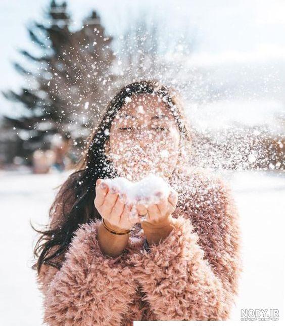 ایده عکس تولد زمستانی