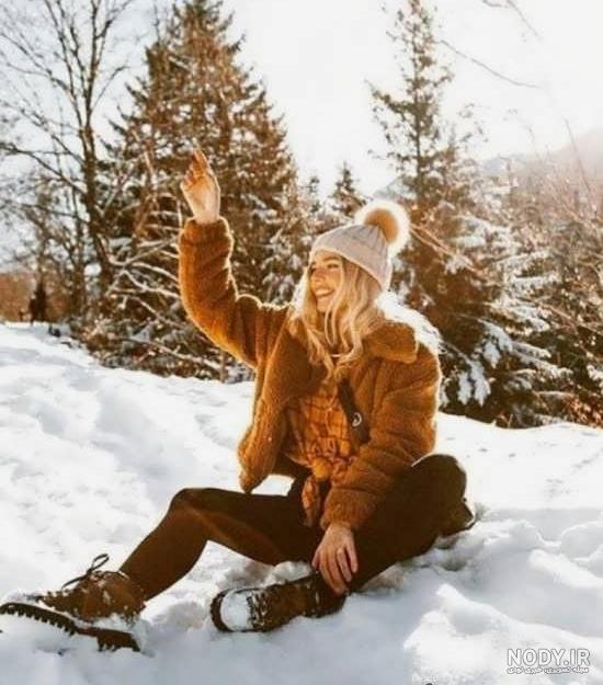 ایده عکس تولد زمستانی
