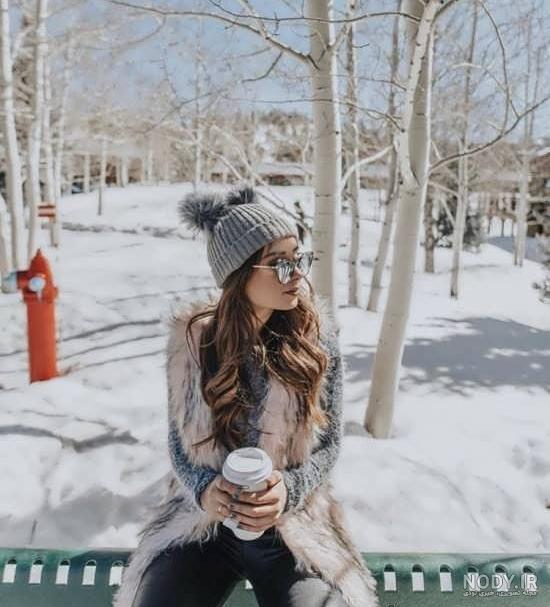 ایده عکس تولد زمستانی