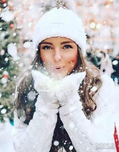 ایده عکس تولد زمستانی