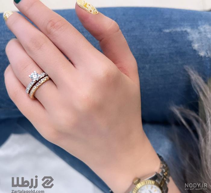 انگشتر تک نگین آوا – طلا و جواهر کوهیار انگشتر تک نگین آوا – طلا و جواهر کوهیار