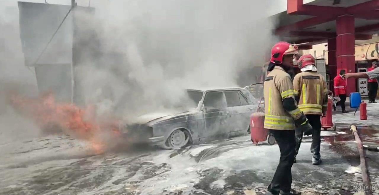 جزئیات آتش سوزی در جایگاه سوخت اهواز/ آغاز آتش سوزی از یک بشکه ...