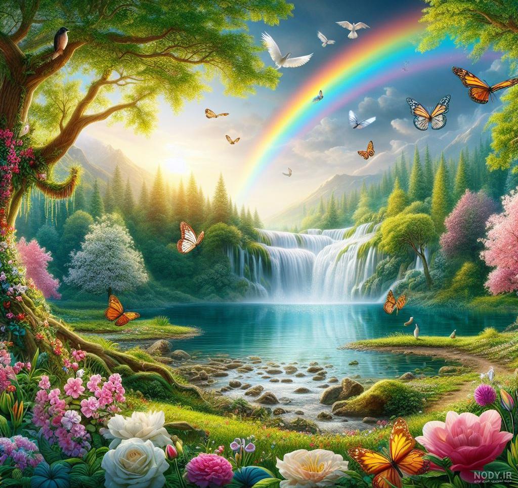 عکس بهشت زیبای خداوند