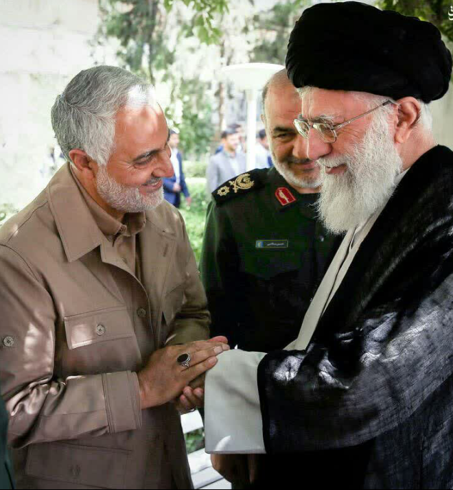 عکس حاج قاسم سلیمانی روز پدر - عکس نودی