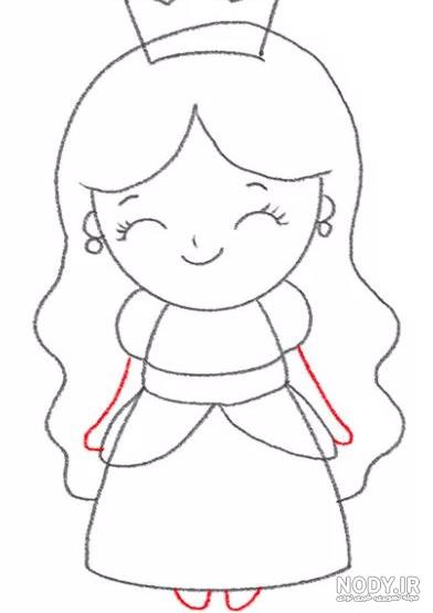 عکس نقاشی دخترانه پرنسسی ❤️ [ بهترین تصاویر ]