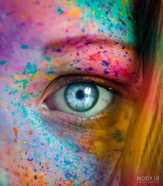 عکس پروفایل چشم رنگی و قهوه ای + عکس چشم زیبای دختر