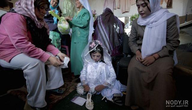 میکاپ عروس افغانی قبل و بعد