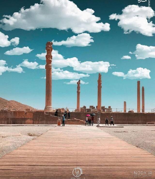 تصاویر دیدنی تخت جمشید قبل از تخریب (فیلم)