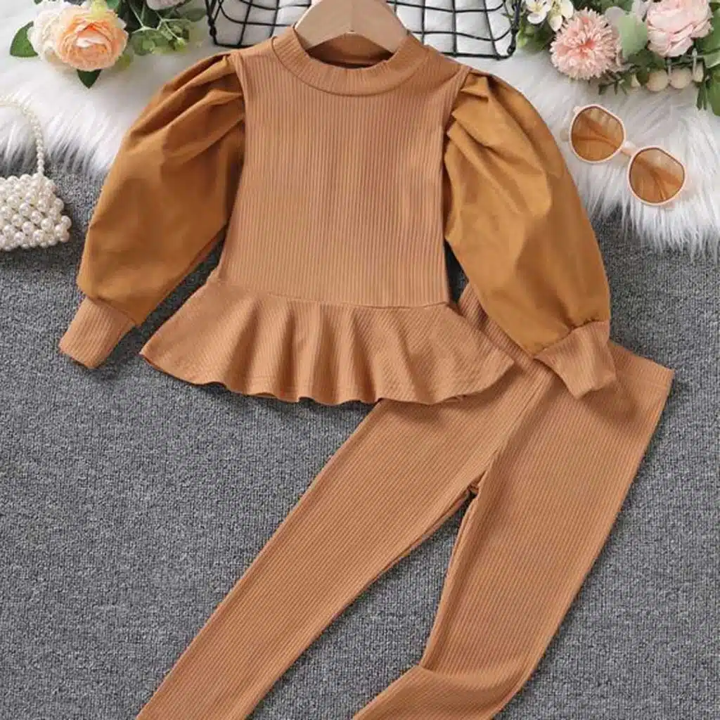 ست بلوز شلوار دخترانه مجلسی بچه گانه ❤️ [ بهترین تصاویر ]