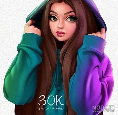 عکس برای پروفایل واتساپ دخترانه کارتونی