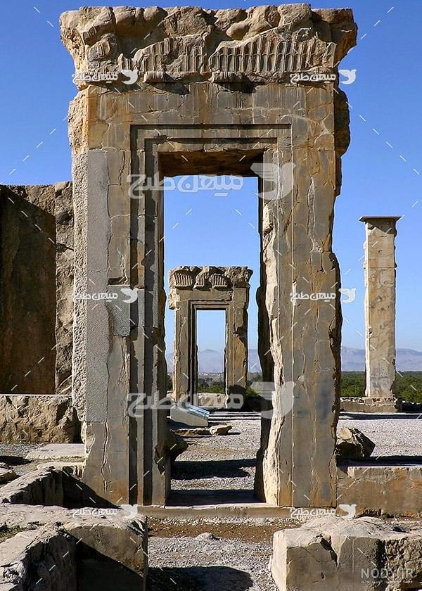 عکس تخت جمشید قدیم