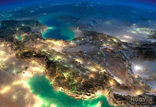 عکس زیبا نقشه ایران