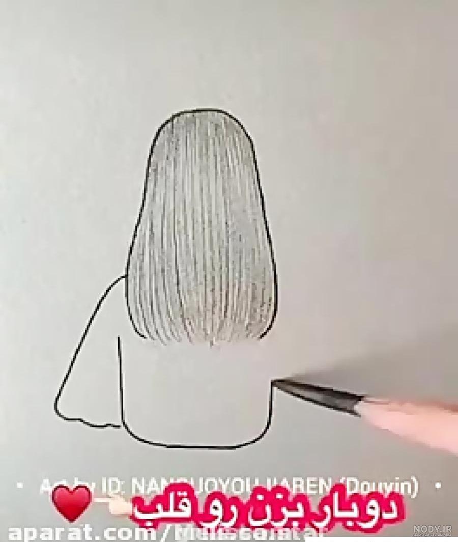 عکس نقاشی دختر ساده و زیبا عکس نقاشی دختر ساده و زیبا