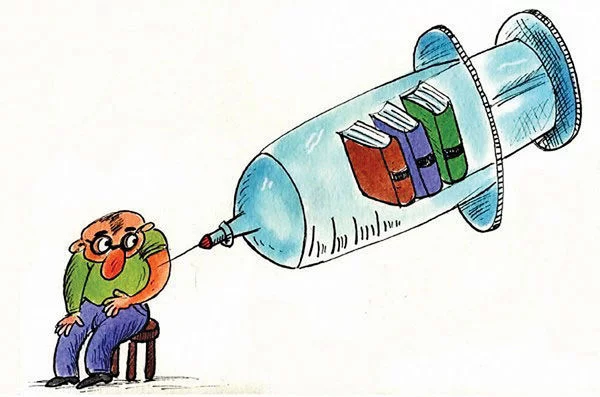 عکس نوشته کتاب خواندن - عکس نودی
