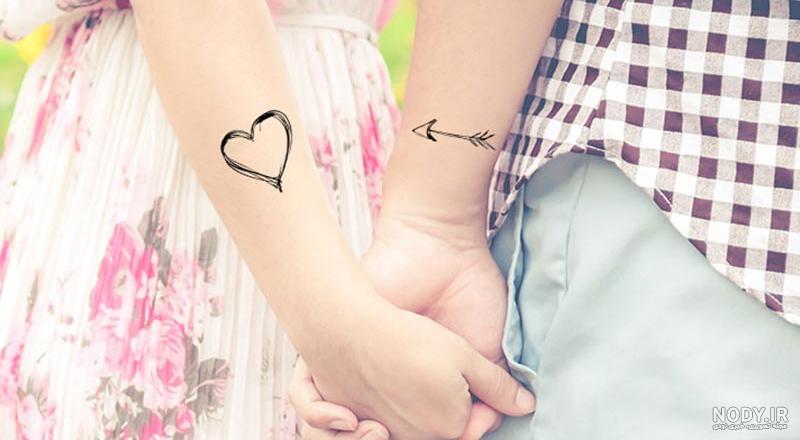 ۴۰ طرح تاتو ست دو نفره برای عاشقان و دوستان صمیمی | دوره های دترلند