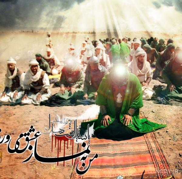 عکس امام حسین شهید شده