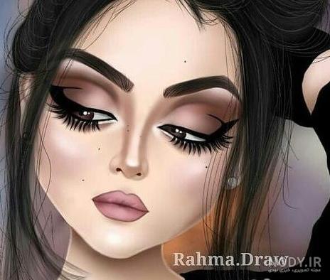 عکس عروسک چشم مشکی