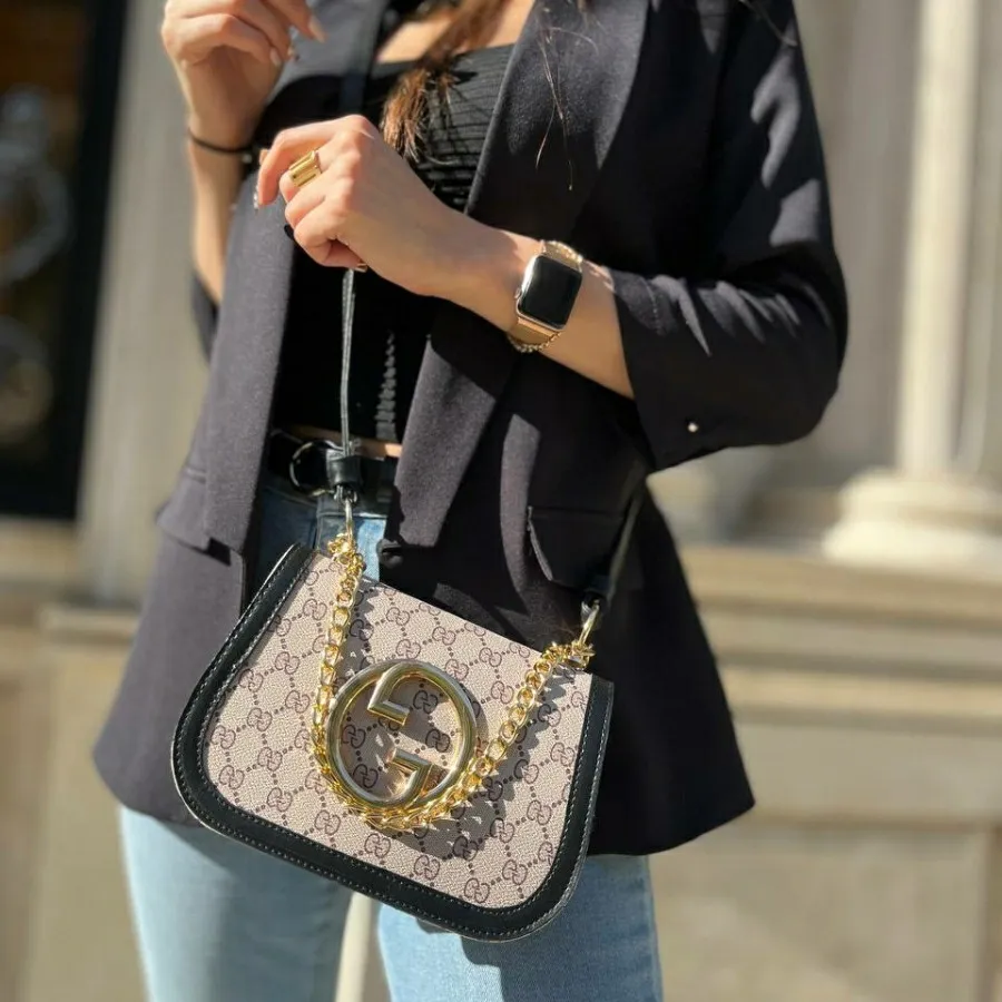 عکس کیف دستی کرمی