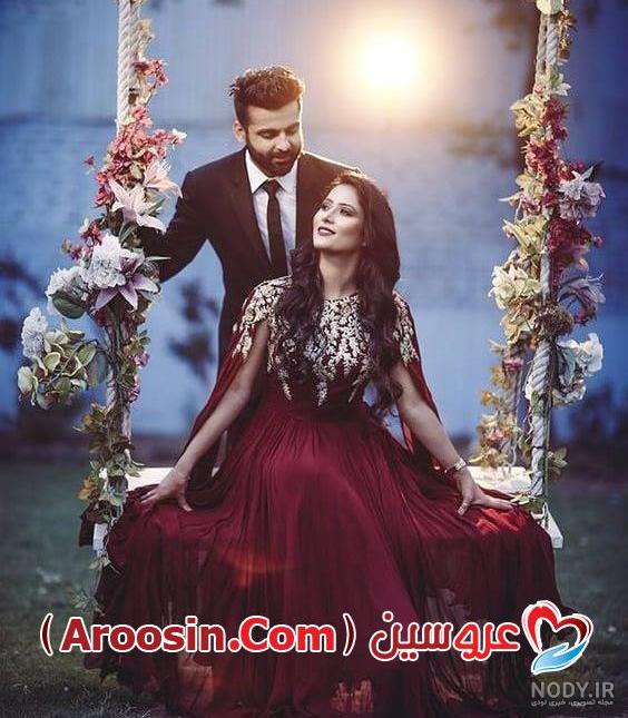 ژست های عروس و داماد برای عکس گرفتن - آلبوم عکس عروسی