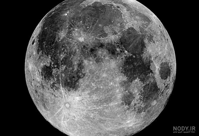 عکس پروفایل ماه سیاه سفید