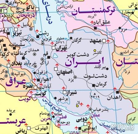 عکس کره ی زمین با اسم کشورها - عکس نودی