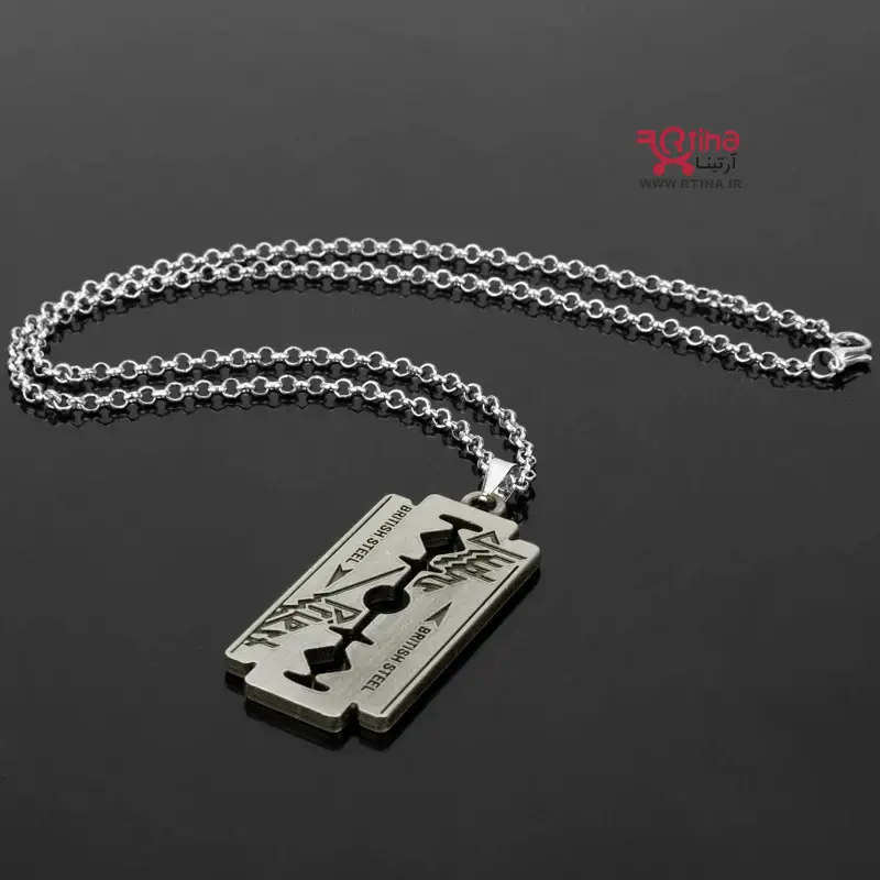 قیمت و خرید گردنبند طرح تیغ کد 56