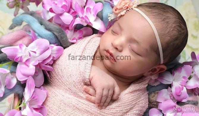 مدل عکس نوزاد دختر یک ماهه