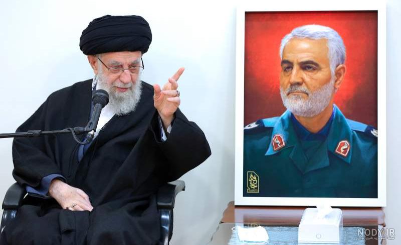 دیدار خانواده سردار شهید حاج قاسم سلیمانی و تنی چند از ...
