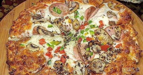 طرز تهیه پیتزا مرغ در خانه