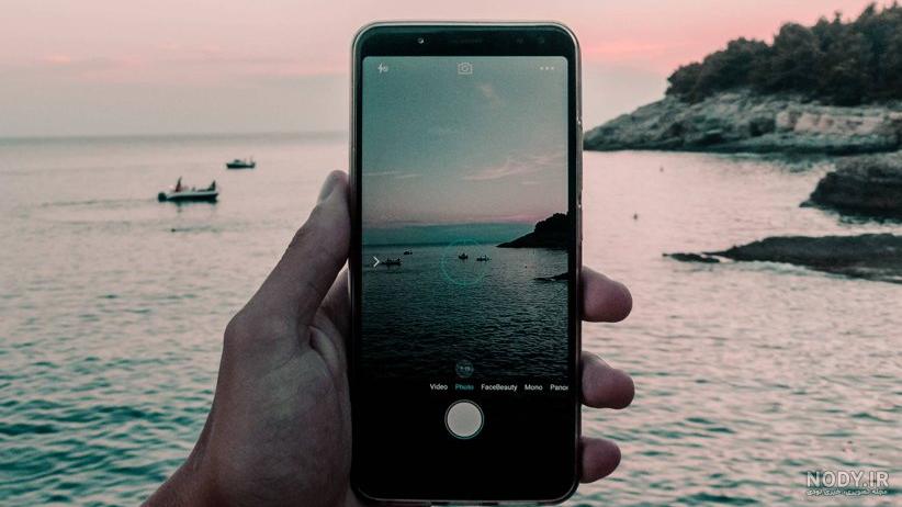 عکس دریا پس زمینه ایفون