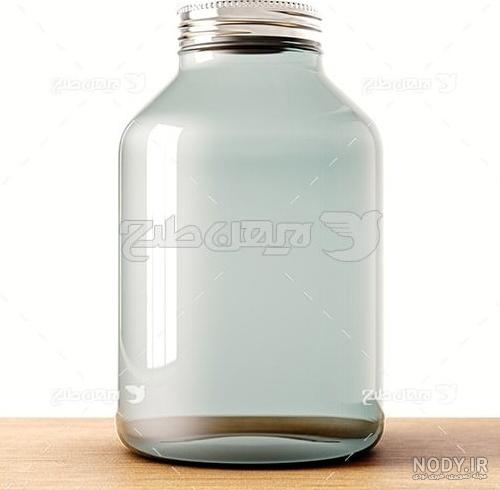 عکس ظرف شیشه ای در دار