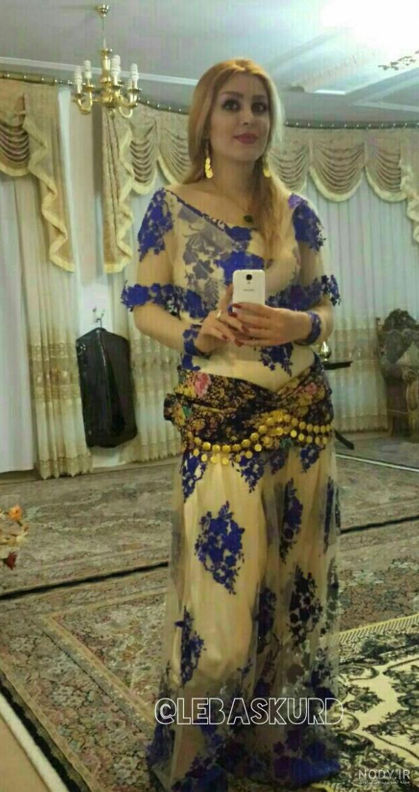 عکس فیک دختر با لباس کردی