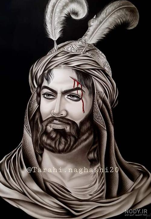 عکس نوشته حضرت عباس برای پروفایل