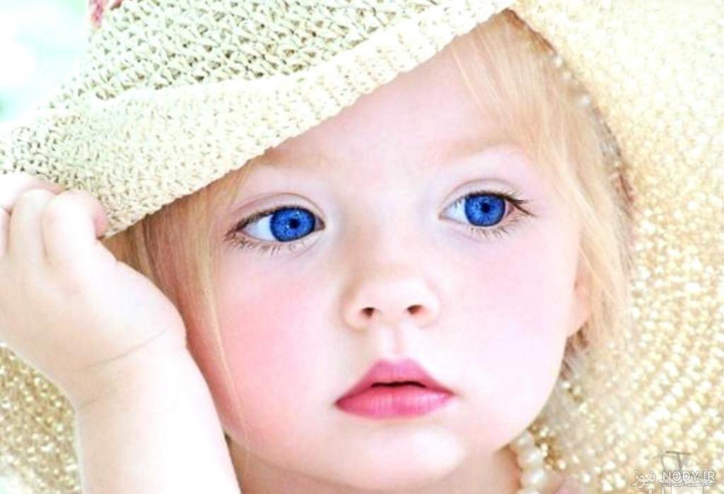 عکس نی نی چشم ابی