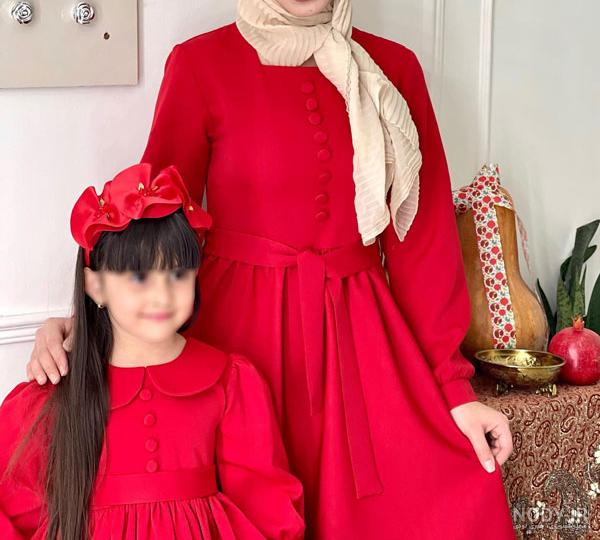 لباس یلدا ست مادر دختری لباس یلدا ست مادر دختری