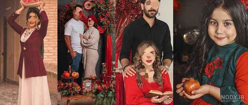 ایده عکس شب یلدا برای نوزادان