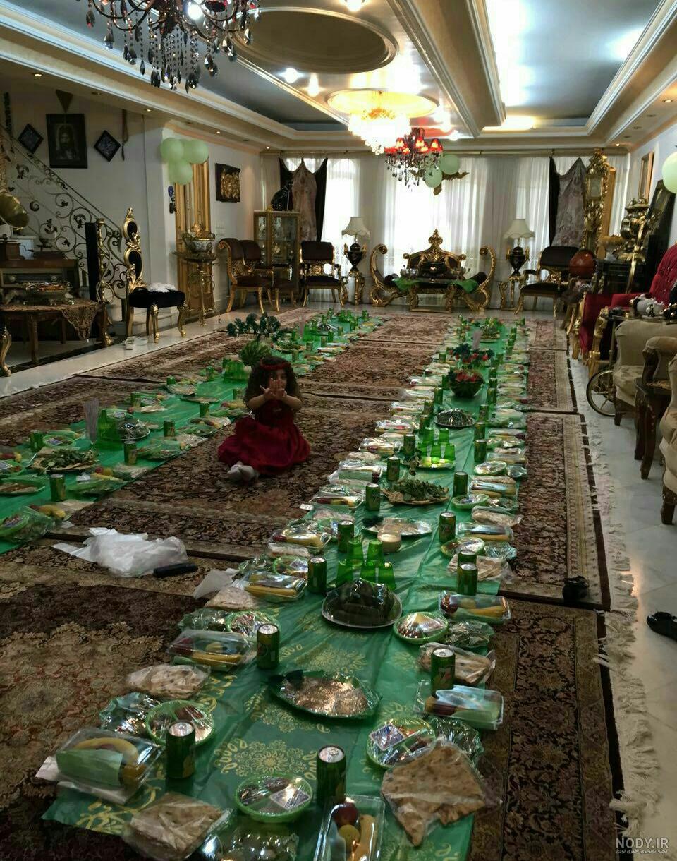 سفره افطار خونه علی دایی - عکس ویسگون سفره افطار خونه علی دایی - عکس ویسگون