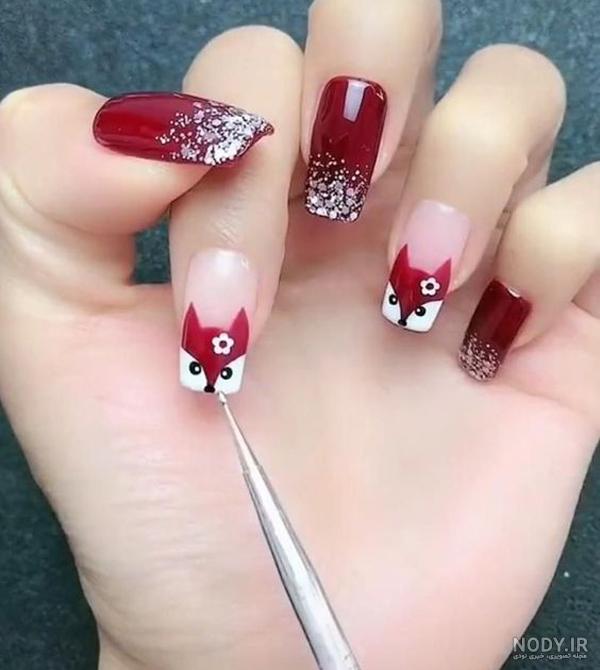 عکس ناخن های ژلیش دخترانه